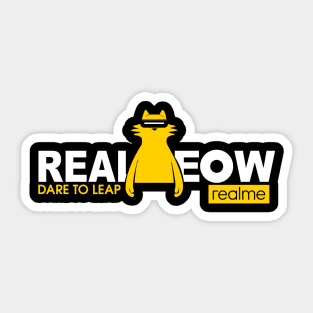 Realme RealMeow Dare To Leap Sticker